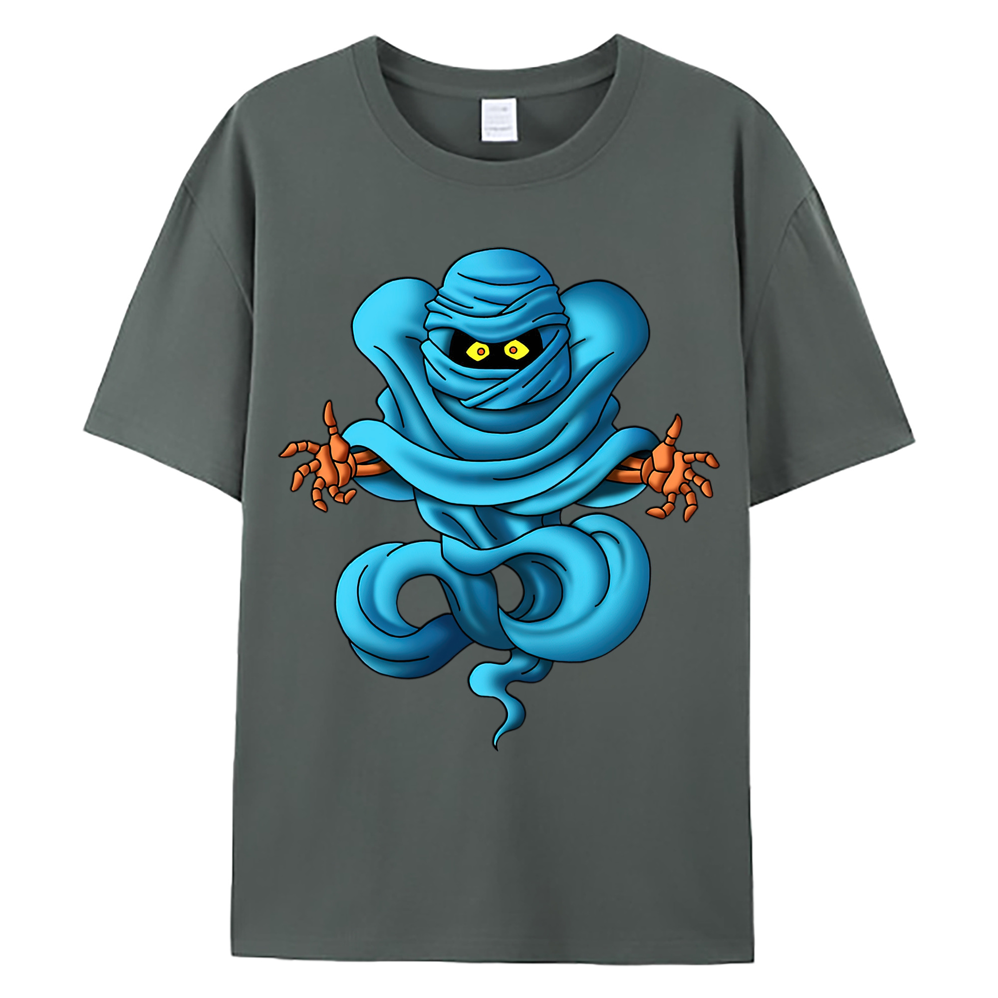 （画像用） ドラゴンクエスト Doragon Kuesuto Dragon Quest 綿100％ メンズ半袖Tシャツ｜肌触りやわらか＆通気性